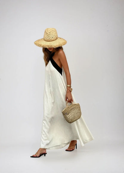 stylub Nicole - Stylish Crossover Neckline Dress