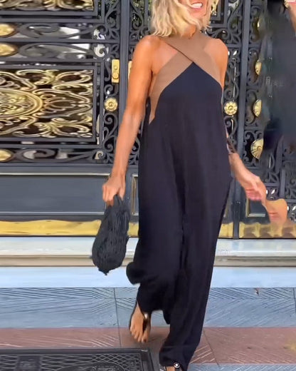 stylub Nicole - Stylish Crossover Neckline Dress