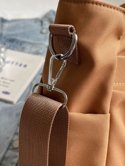 stylub Nylon Solid Color Tote Bag