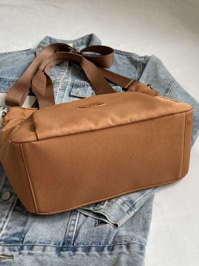 stylub Nylon Solid Color Tote Bag