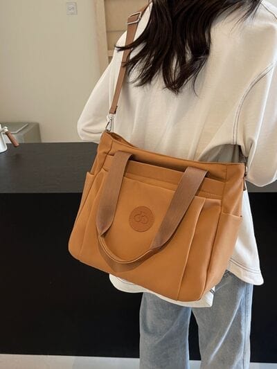 stylub Nylon Solid Color Tote Bag