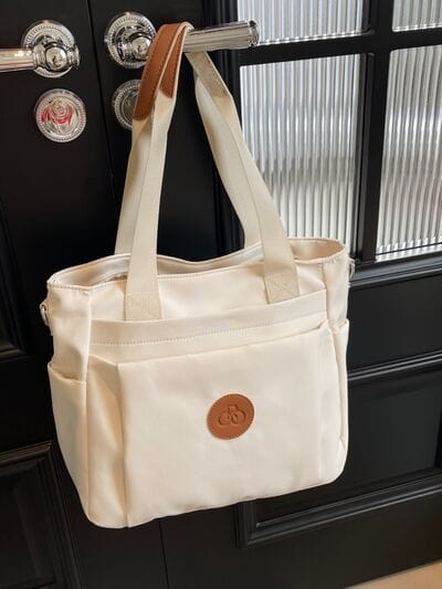 stylub Nylon Solid Color Tote Bag