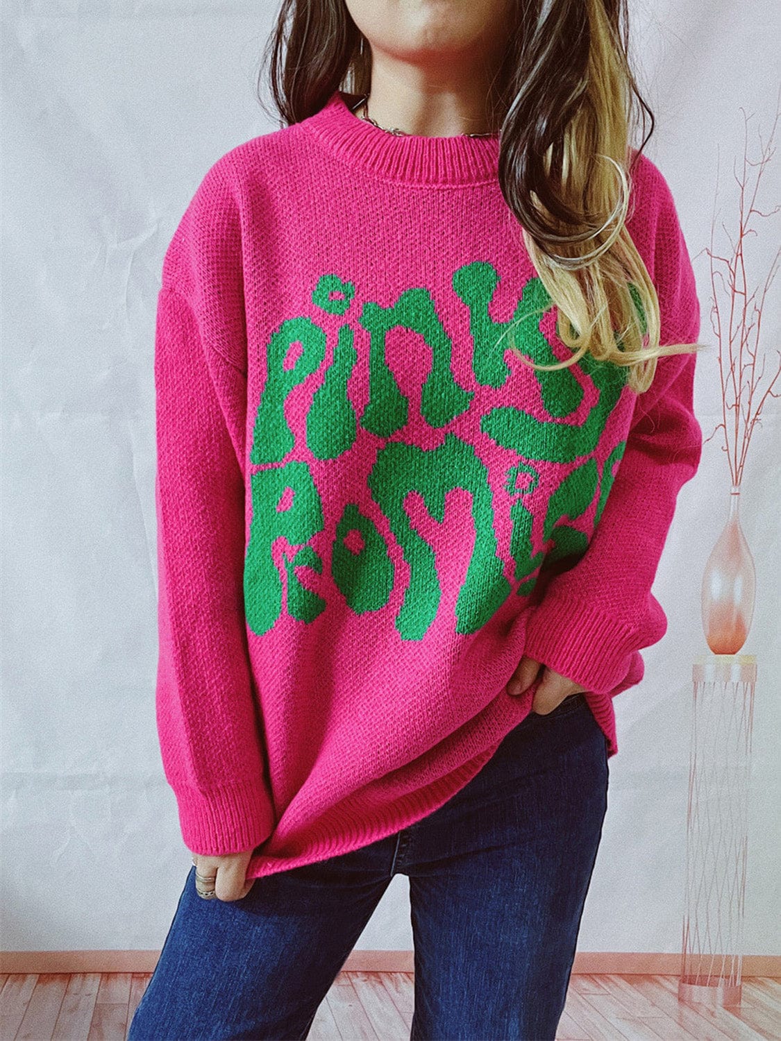 stylub PINKY PROMISE Graphic Sweater