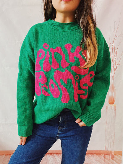 stylub PINKY PROMISE Graphic Sweater