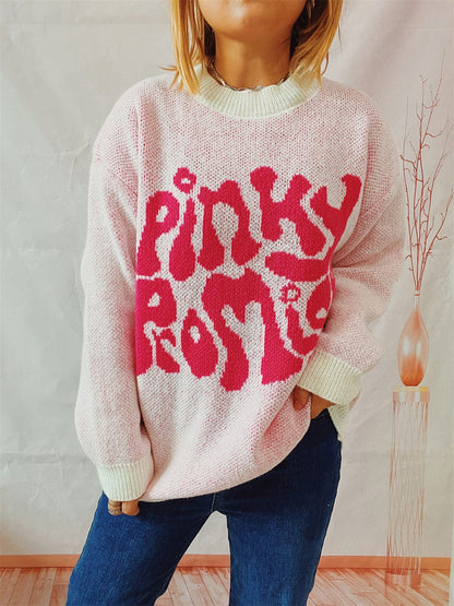 stylub PINKY PROMISE Graphic Sweater