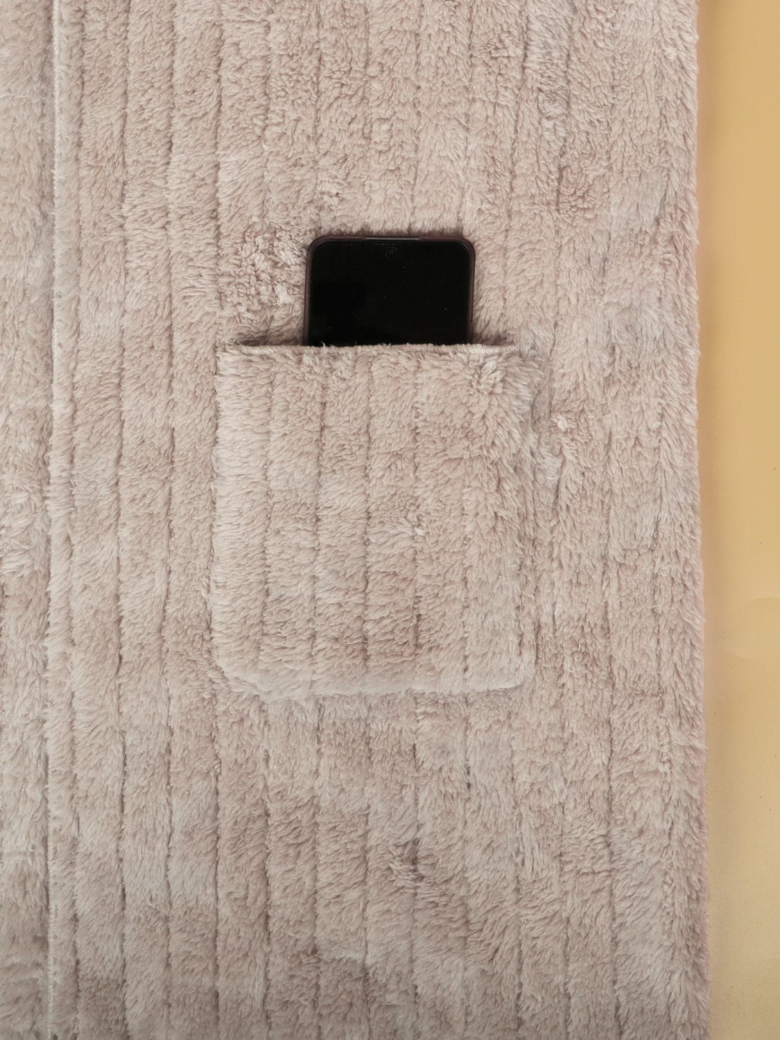 stylub Plus Size Open Front Long Sleeve Hooded Fuzzy Jacket