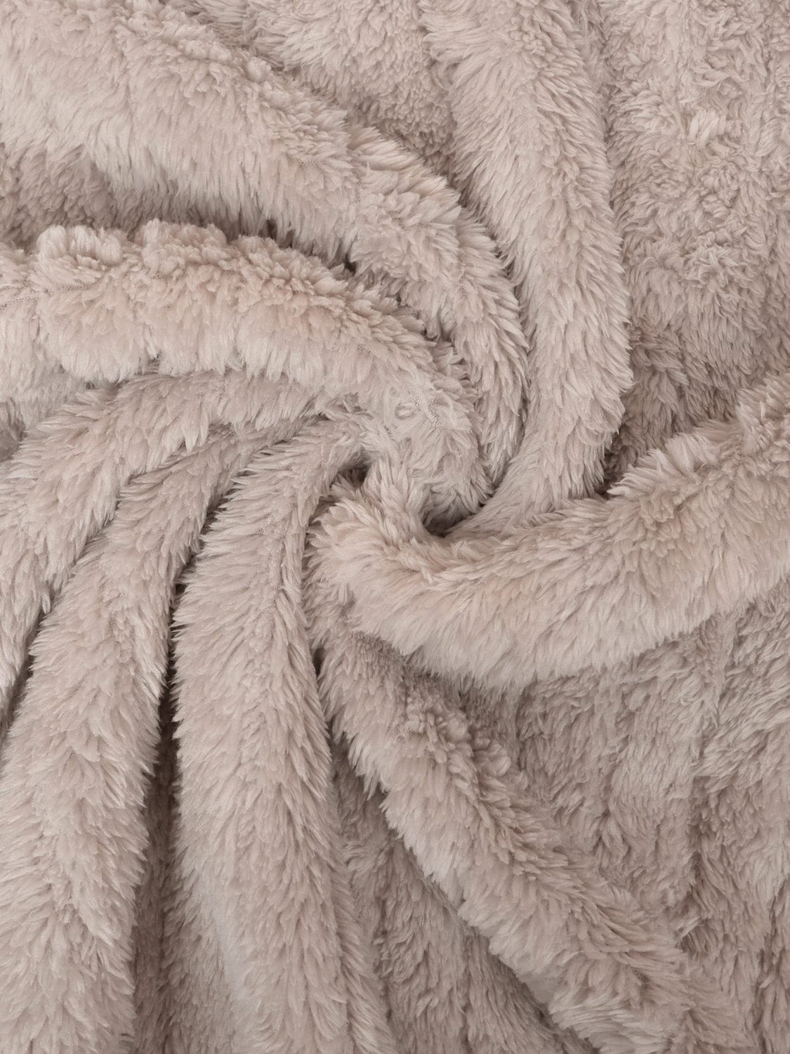 stylub Plus Size Open Front Long Sleeve Hooded Fuzzy Jacket