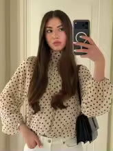 Stylub Polka Dot Bow-Tie Blouse — The Print Top That Feels Like a Mood