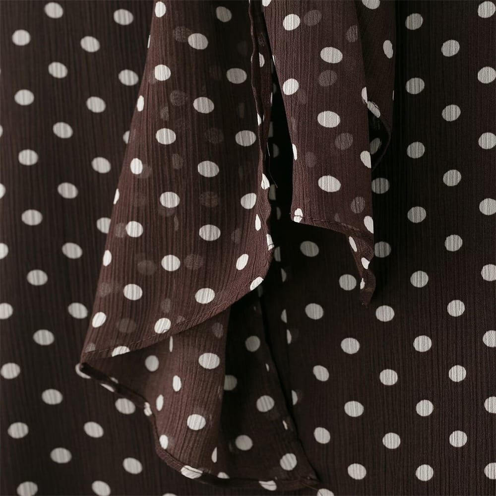 Stylub Polka Dot Bow-Tie Blouse — The Print Top That Feels Like a Mood