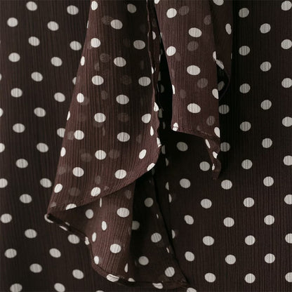 Stylub Polka Dot Bow-Tie Blouse — The Print Top That Feels Like a Mood