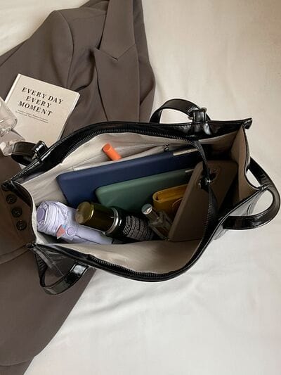 stylub PU Leather Bow Shoulder Bag