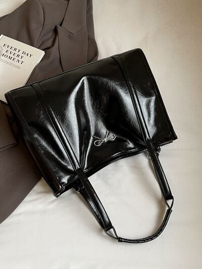 stylub PU Leather Bow Shoulder Bag