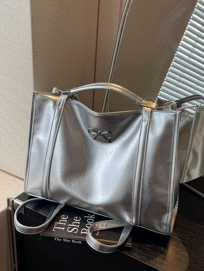 stylub PU Leather Bow Shoulder Bag