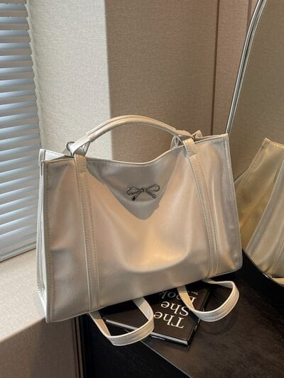 stylub PU Leather Bow Shoulder Bag