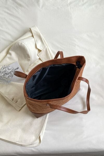 stylub PU Leather Straps Large Tote Bag