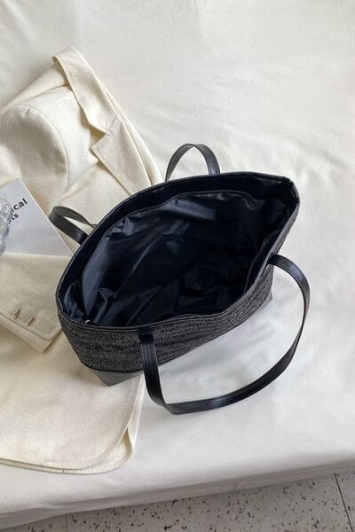 stylub PU Leather Straps Large Tote Bag