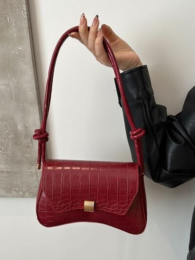 stylub PU Leather Texture Crossbody Bag