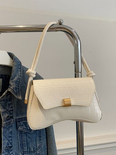 stylub PU Leather Texture Crossbody Bag