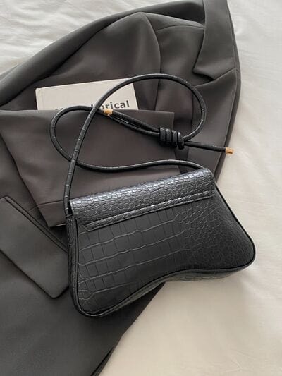 stylub PU Leather Texture Crossbody Bag