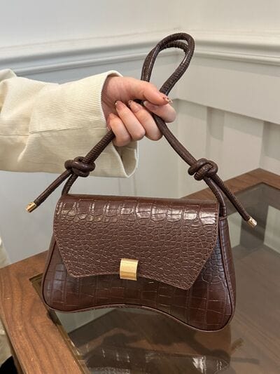 stylub PU Leather Texture Crossbody Bag