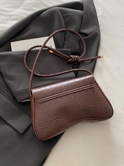 stylub PU Leather Texture Crossbody Bag