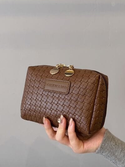 stylub PU Leather Woven Clutch