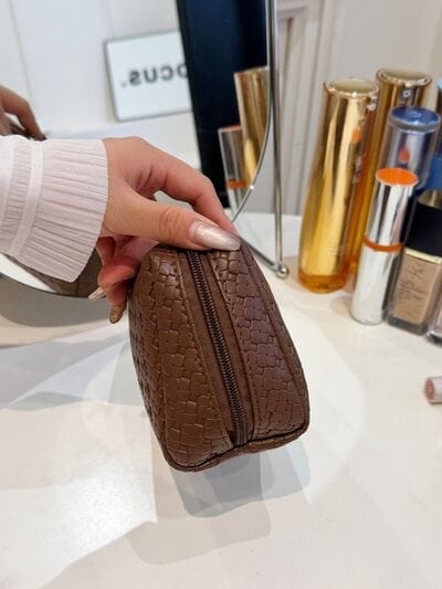 stylub PU Leather Woven Clutch