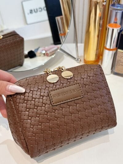 stylub PU Leather Woven Clutch