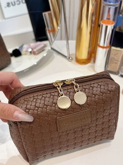 stylub PU Leather Woven Clutch