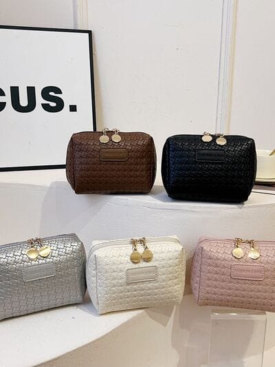 stylub PU Leather Woven Clutch