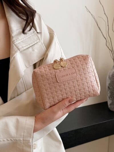 stylub PU Leather Woven Clutch