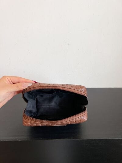 stylub PU Leather Woven Clutch