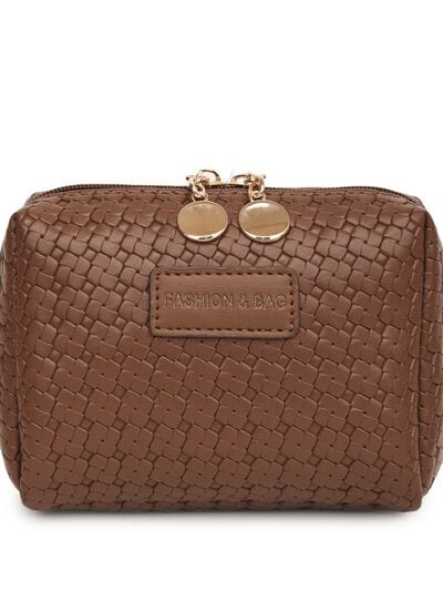 stylub PU Leather Woven Clutch
