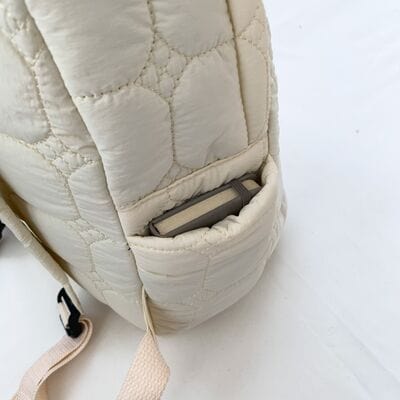 stylub Quilted Polyester Backpack Bag