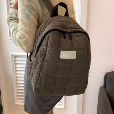 stylub Quilted Polyester Backpack Bag