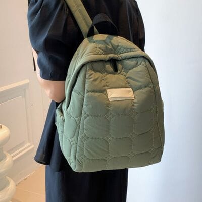 stylub Quilted Polyester Backpack Bag