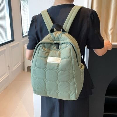 stylub Quilted Polyester Backpack Bag