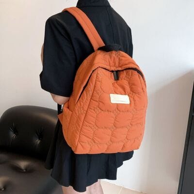 stylub Quilted Polyester Backpack Bag