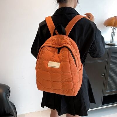 stylub Quilted Polyester Backpack Bag