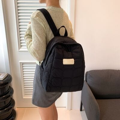 stylub Quilted Polyester Backpack Bag