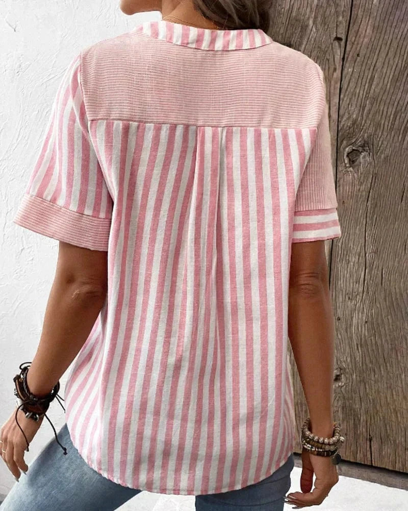 stylub Sandra™ - Classic Striped Top