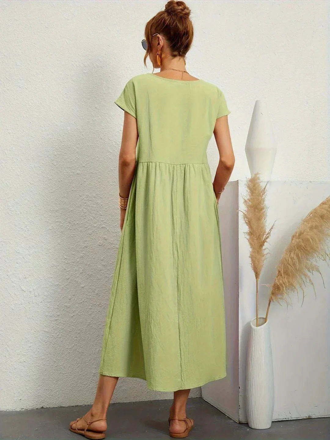 stylub Sarina™ - Lightweight Cotton Dress With Pockets