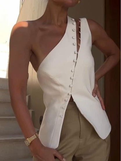 stylub Seren™ | Stylish One-Shoulder Top