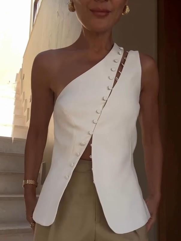 stylub Seren™ | Stylish One-Shoulder Top