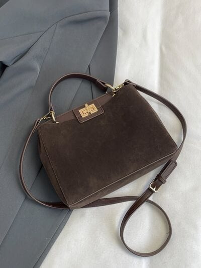 stylub Solid Color Handbag with Removable Strap