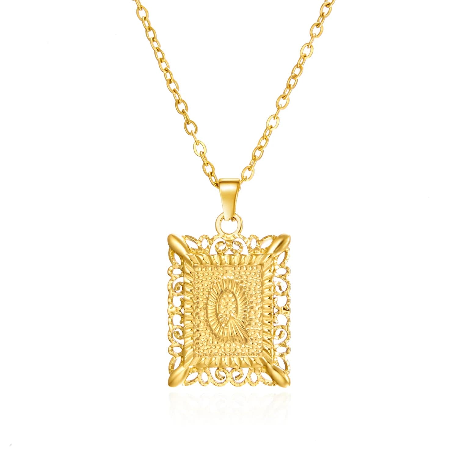 stylub Stainless Steel Alphabet Necklace for Women Best Gift