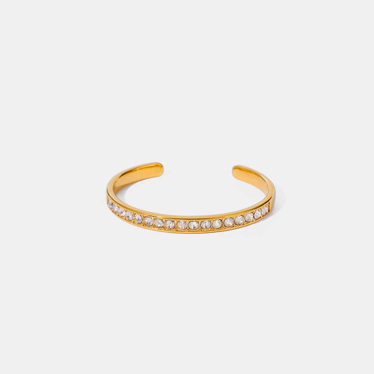 stylub Stainless Steel Inlaid Zircon Bracelet