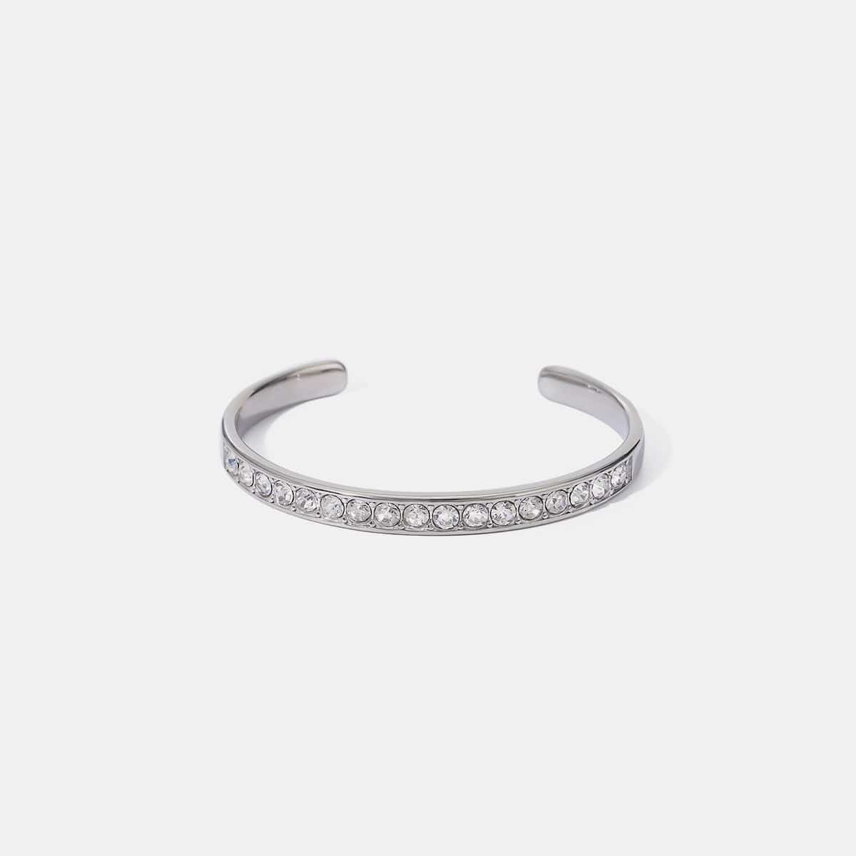 stylub Stainless Steel Inlaid Zircon Bracelet