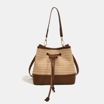 stylub Straw Braided Shoulder Bag