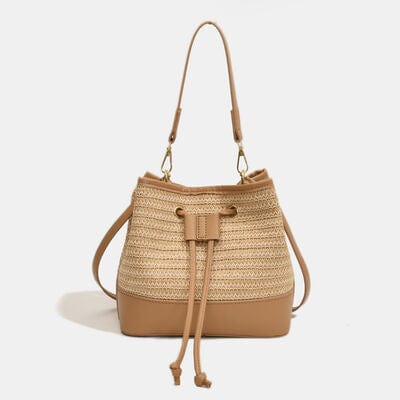 stylub Straw Braided Shoulder Bag